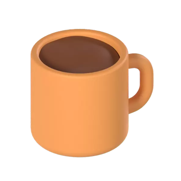 Coffee Mug 3D Graphic