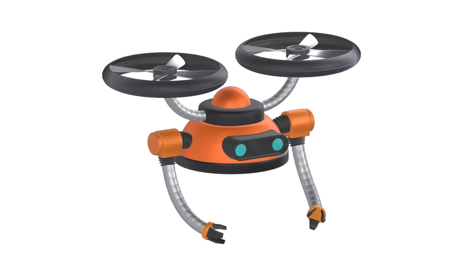 Drone Robot 3D Graphic