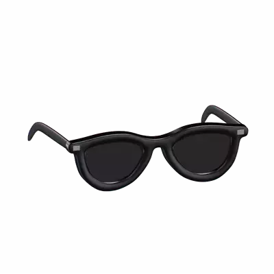 3D Sunglasses Model Stylish Eyewear For Sunny Days 3D Graphic