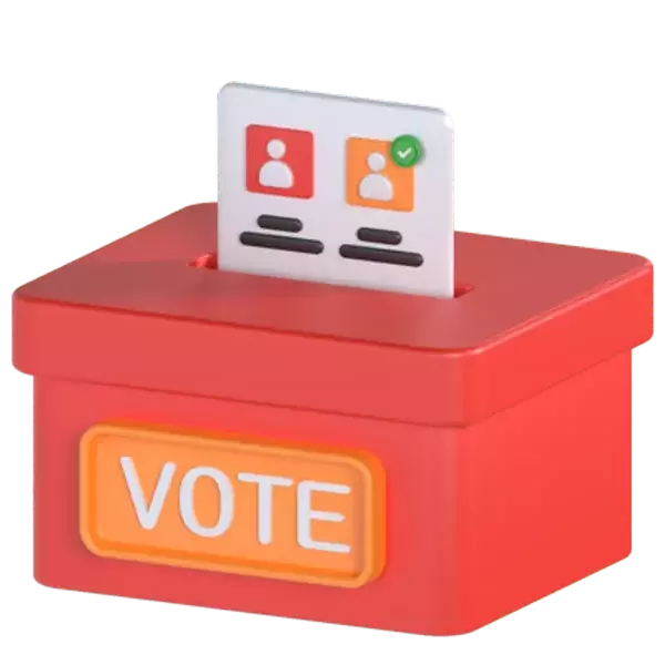 Vote 3D Graphic