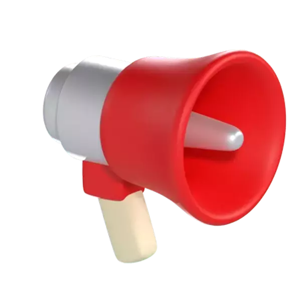 Megaphone 3D Graphic