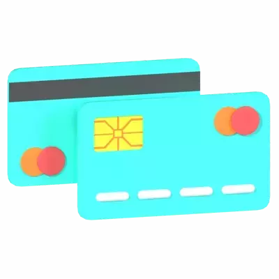 Credit Card 3D Graphic