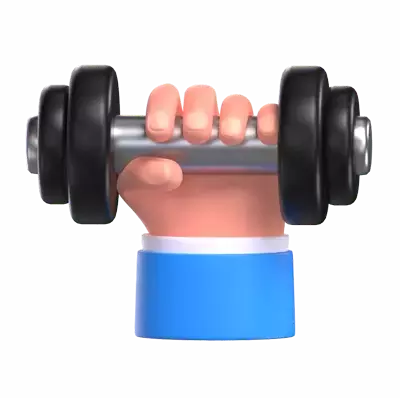 Weightlifting 3D Graphic