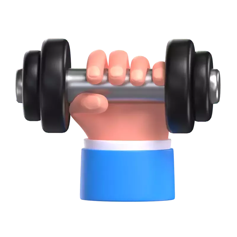 Weightlifting 3D Graphic