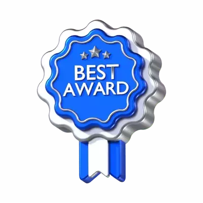 Best Award Ribbon 3D Graphic