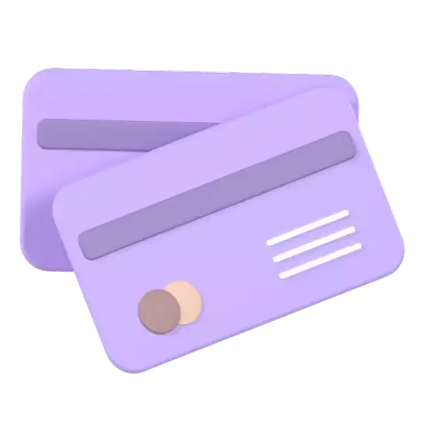 Credit Card 3D Graphic