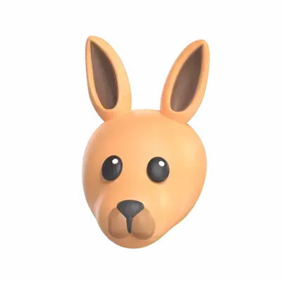Kangaroo 3D Graphic