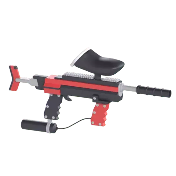 Paintball Gun 3D Graphic