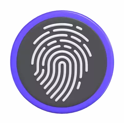 Fingerprint 3D Graphic