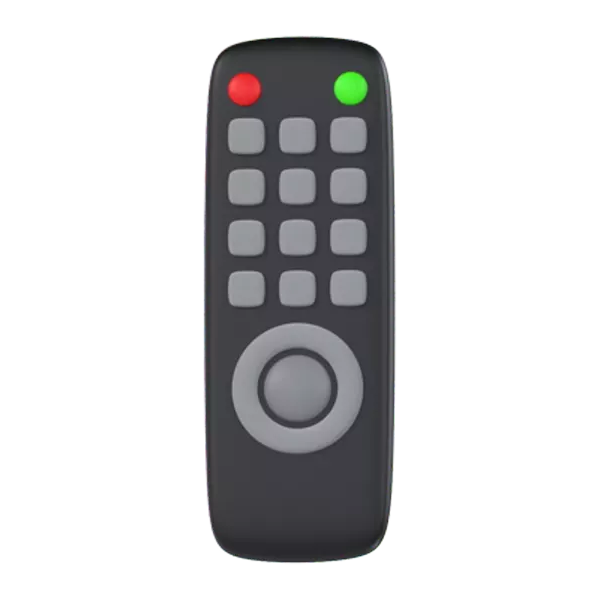 TV-Controller 3D Graphic