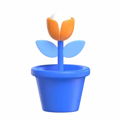 Plant Growth 3D Graphic