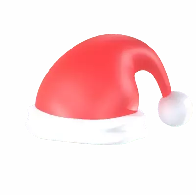Santa Hat 3D Graphic