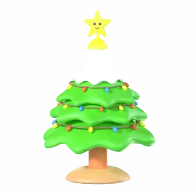 Christmas Tree 3D Graphic