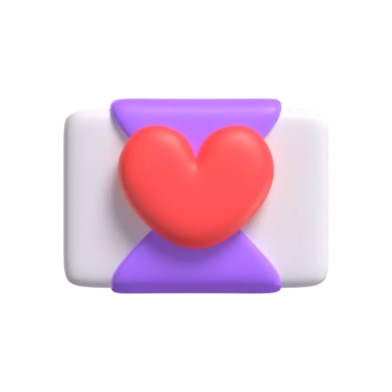 3D Love Mail For Mother's Day 3D Graphic