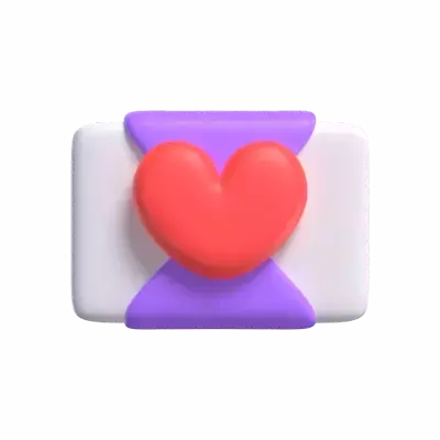3D Love Mail For Mother's Day 3D Graphic