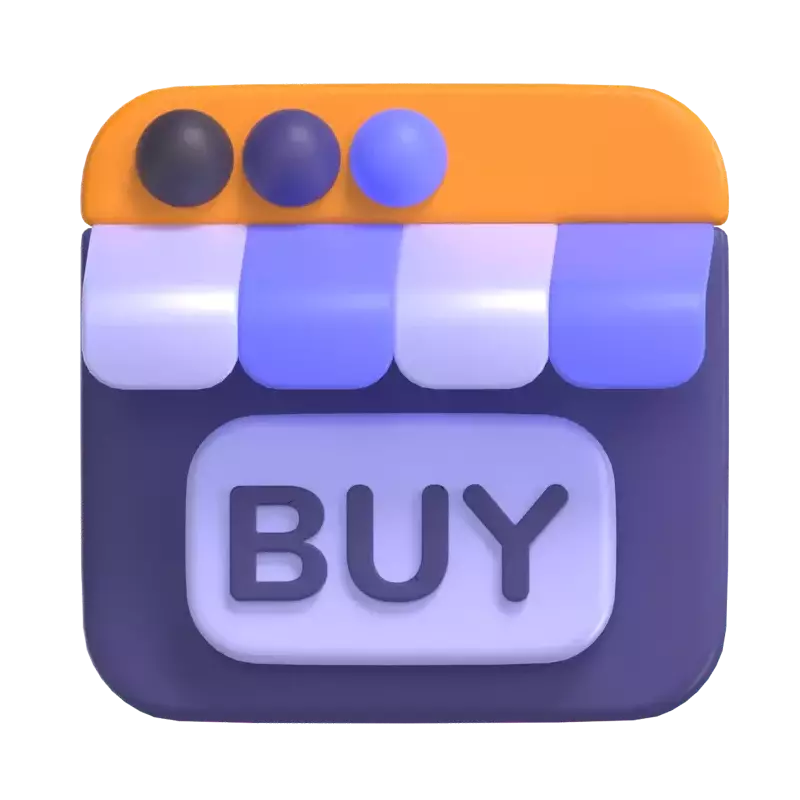 E-commerce 3D Graphic