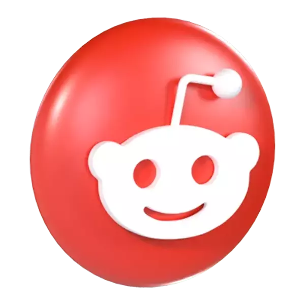 Reddit 3D Graphic