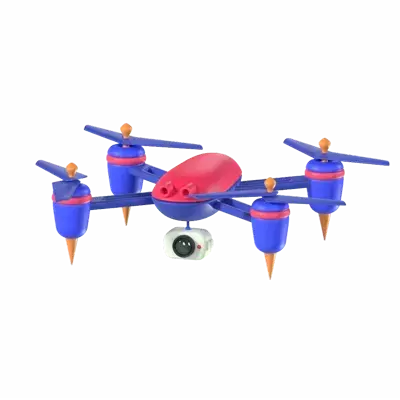 Drone Cam 3D Graphic