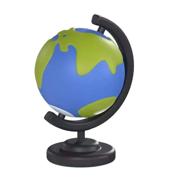 Globe 3D Graphic