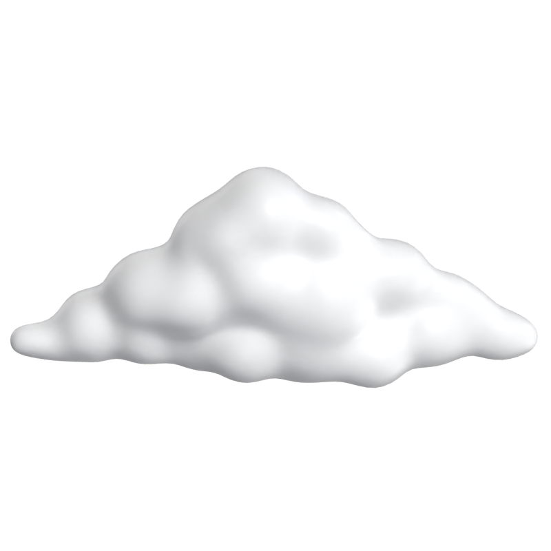 Modelo De Nube Normal 3D Para La Atmósfera Del Cielo 3D Graphic