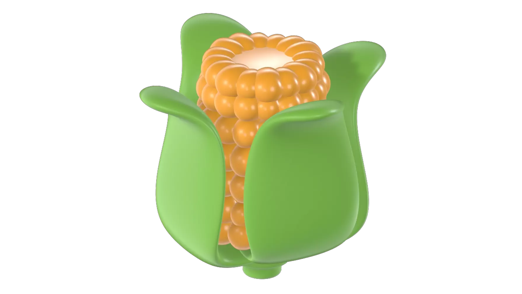 Corn 3D Graphic