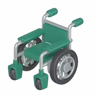 Wheel Chair 3D Graphic