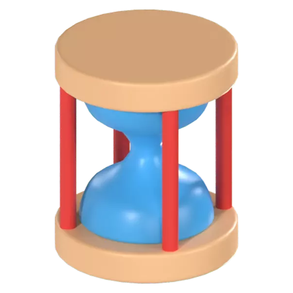 Sand Clock 3D Graphic