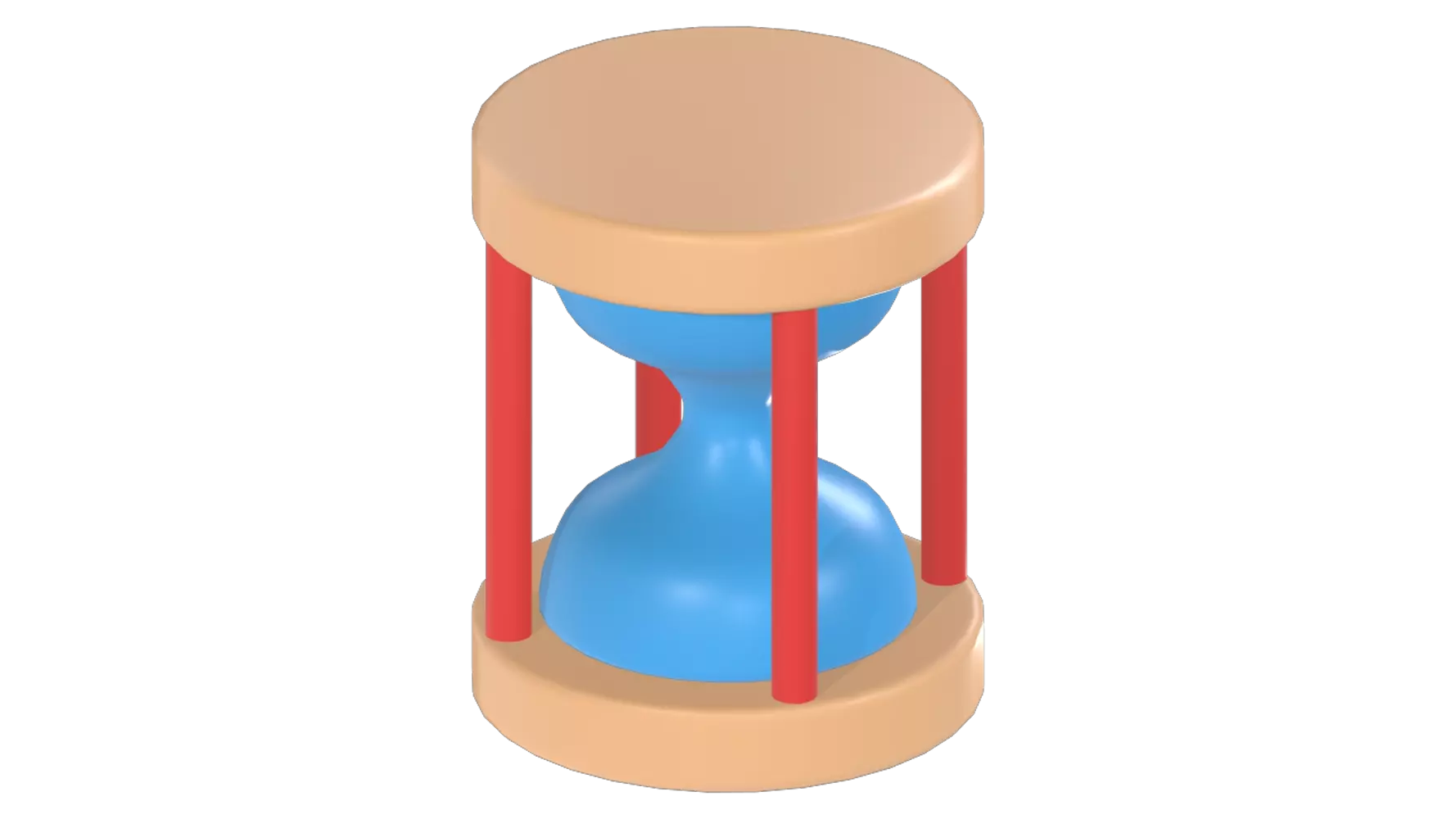 Sand Clock 3D Graphic
