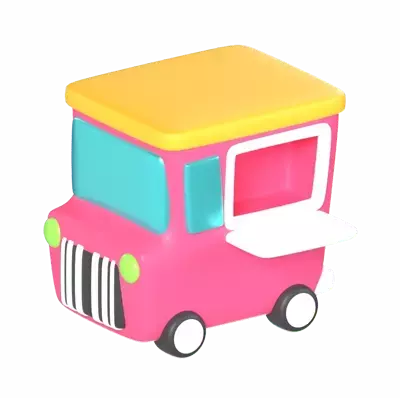 Food Truck 3D Graphic