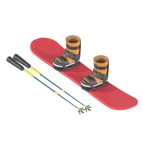 Snowboard 3D Graphic