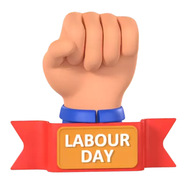 Labour Day 3D Graphic