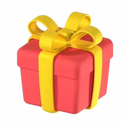 Christmas Gift Box 3D Graphic