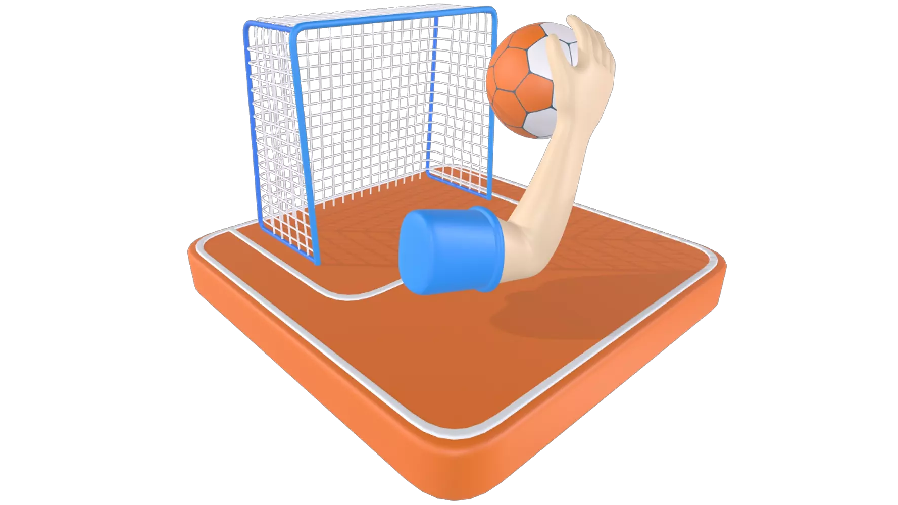 Handball 3D Graphic