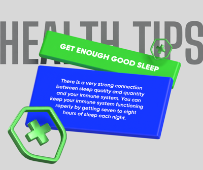 Health Tips about Sleep Time 3D Template