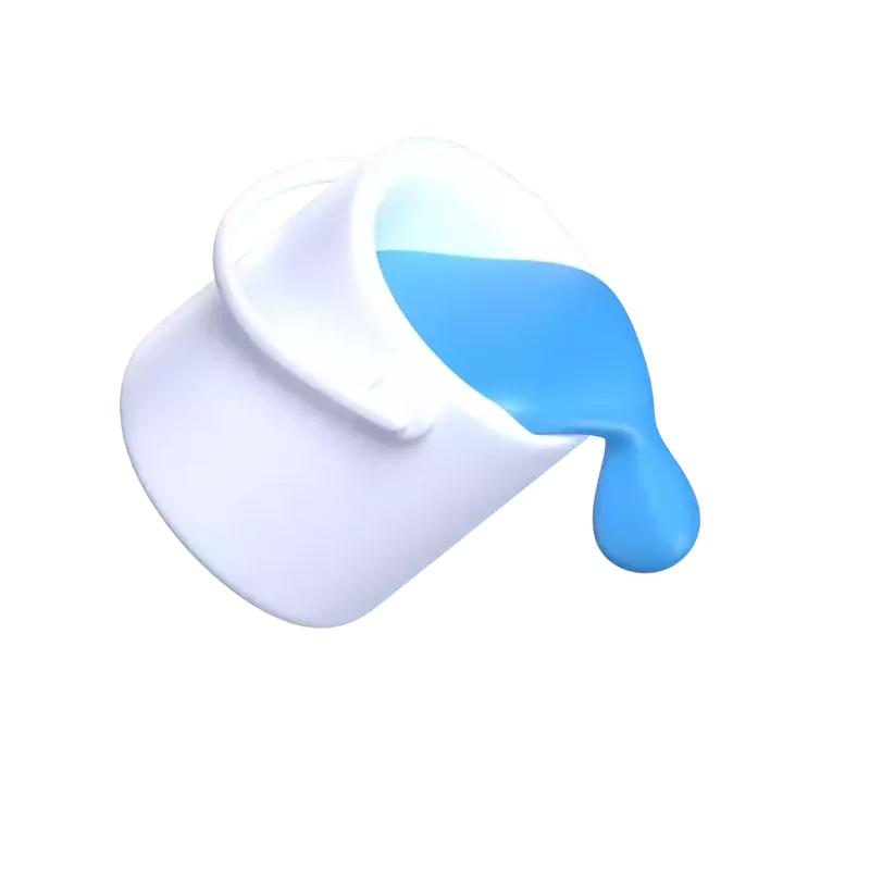 Paint 3D Paint Bucket Model For Design Software 3D Graphic