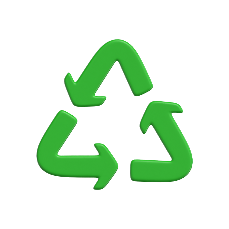 Recycle Sign 3d Icon 3D Graphic