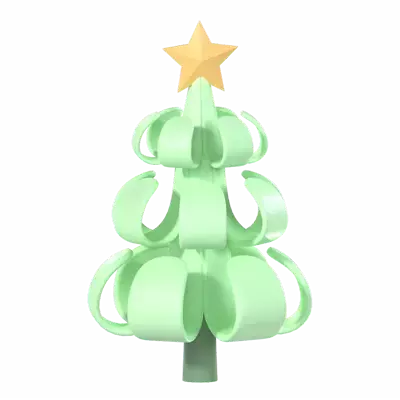 Christmas Pine 3D Graphic