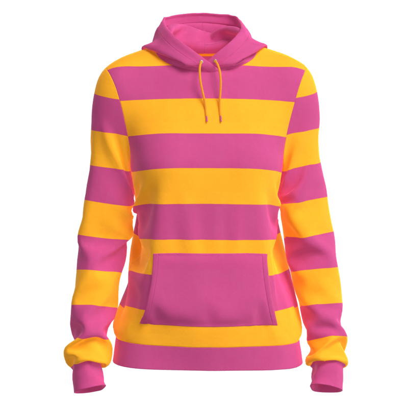 Sudadera Bolsillo Mujer 3D Mockup 3D Graphic