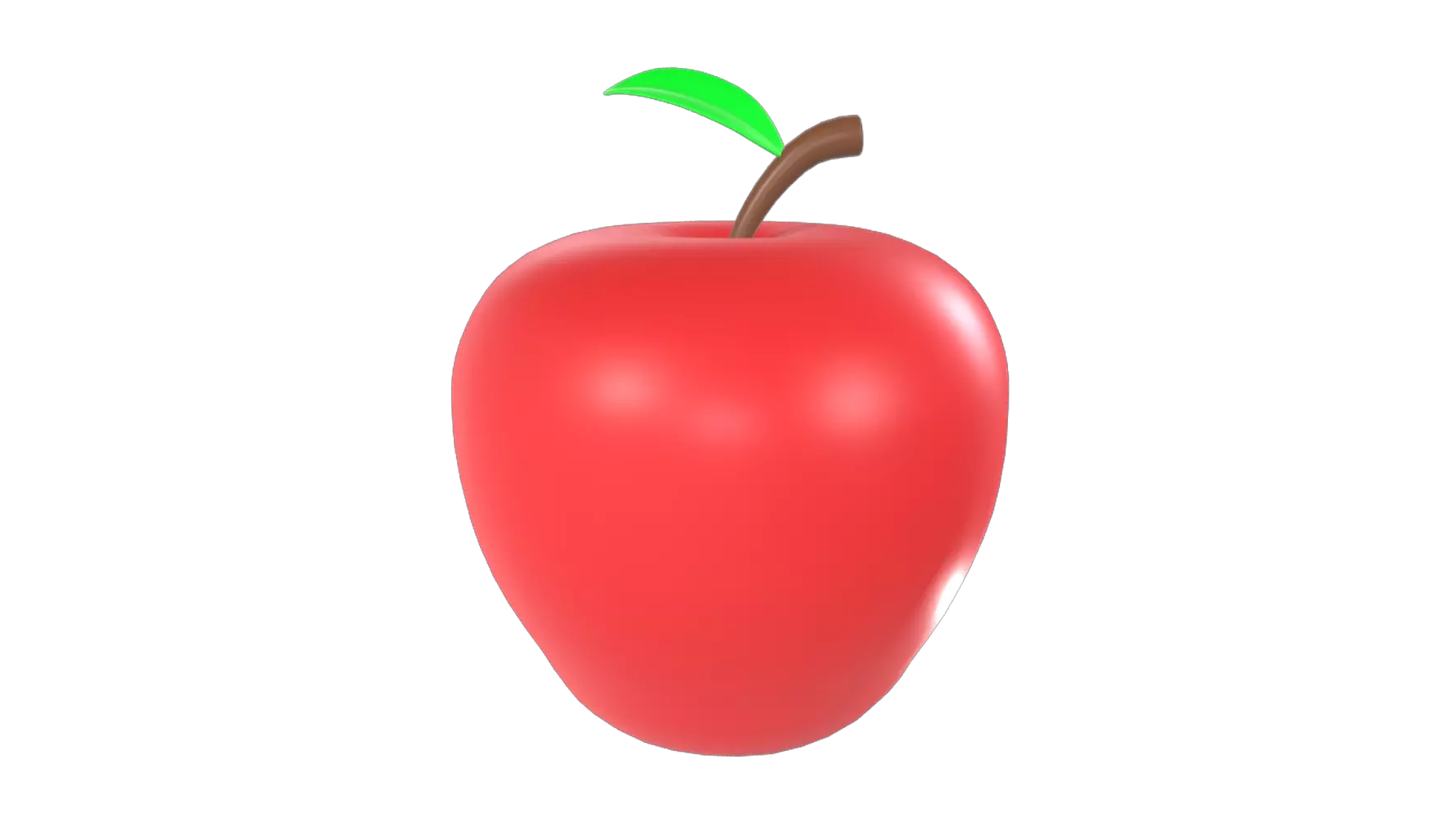 Apple 3D Graphic
