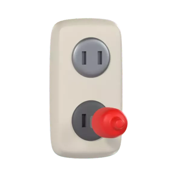 Power Outlet 3D Graphic