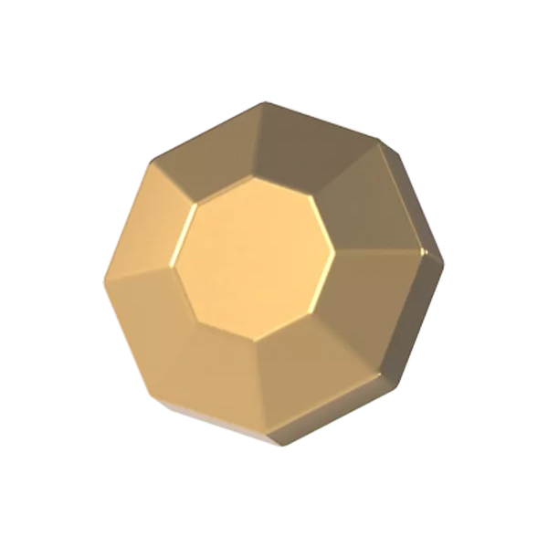 Eight Corner Diamond 3D Graphic