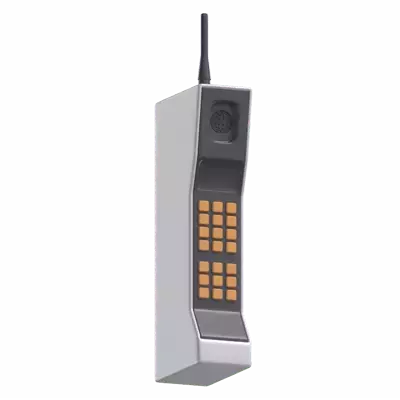 First Mobile Phone 3d model--7421ce2b-6c37-4171-bdcb-2feb7e648f94