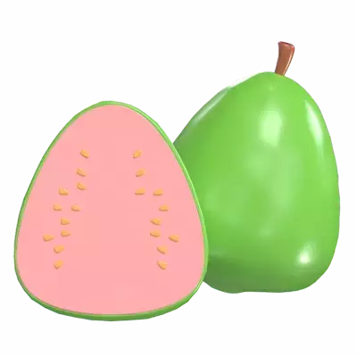 Guava 3D Graphic