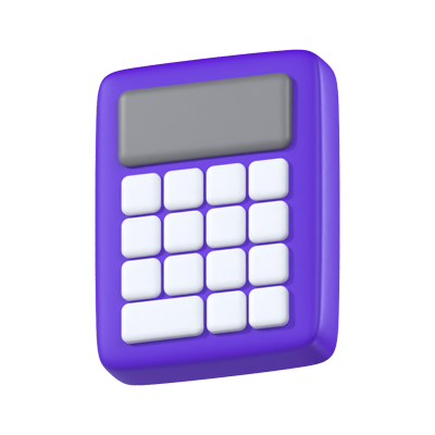 Calculator 3D Graphic