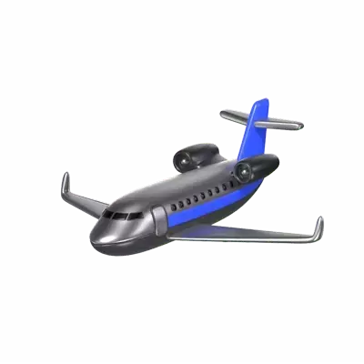 3D Jet Aircraft Mode  High Speed Aviation 3D Graphic
