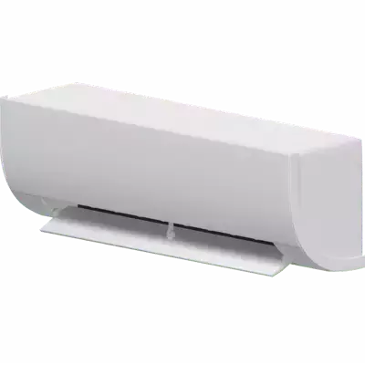 3D Wall Air Conditioner With A Large Size In An Elegant Minimalist Style 3D Graphic