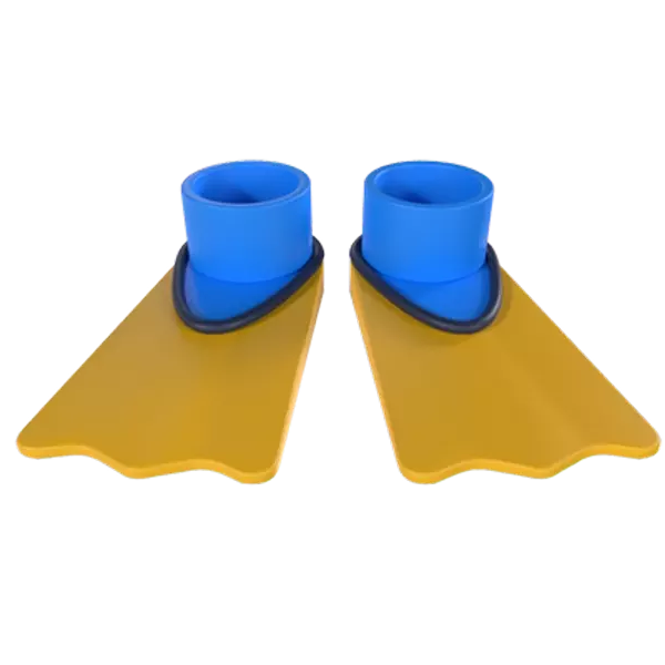 Swimming Flippers 3D Graphic