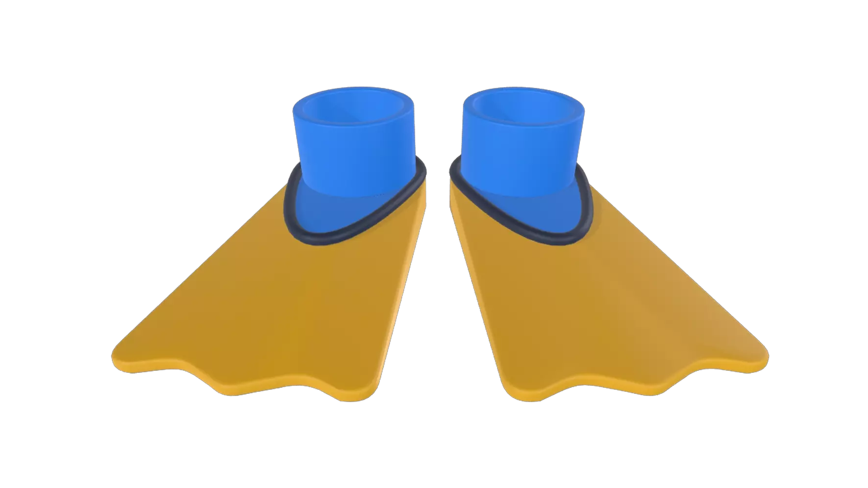 Swimming Flippers 3D Graphic