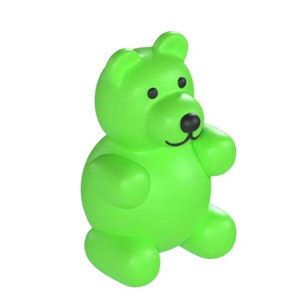 Teddy Bear 3D Graphic