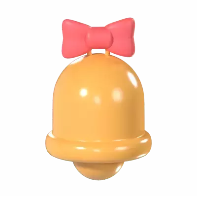 Easter Bell 3D Graphic